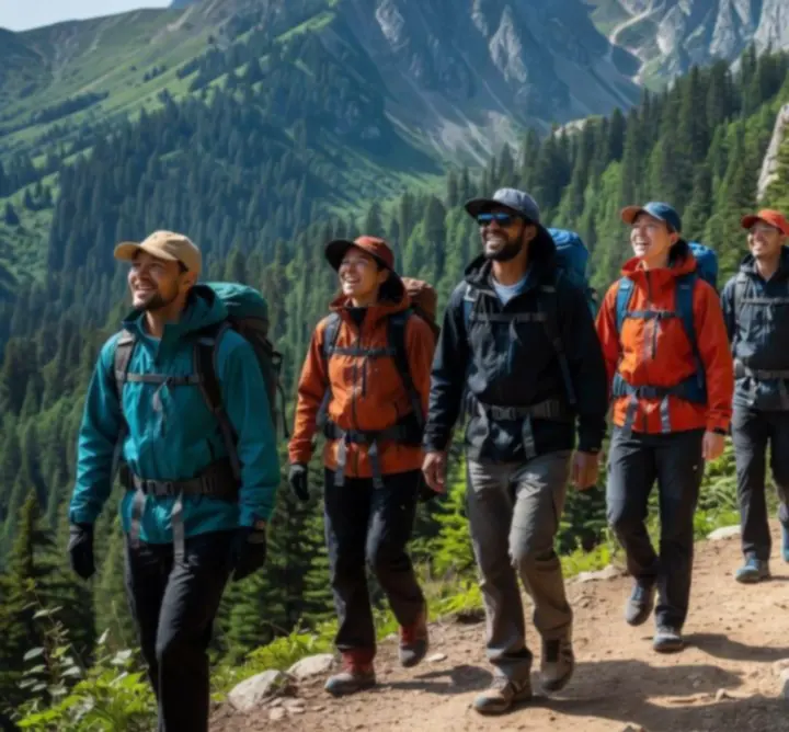 Kaland Quest outdoor ruházat hegyi környezetben